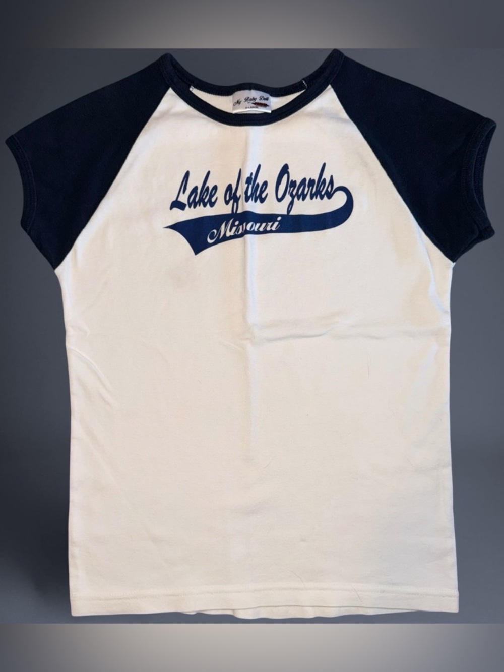 Vintage Y2K Lake Of The Ozarks My Baby Doll T Shirt Women’s XL Made in the USA